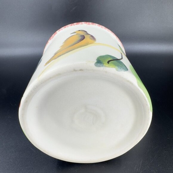 Hartstone Dove Partridge Pear Holly Bird Coffee Mug Cup Stoneware Vintage Mug - Picture 7 of 12